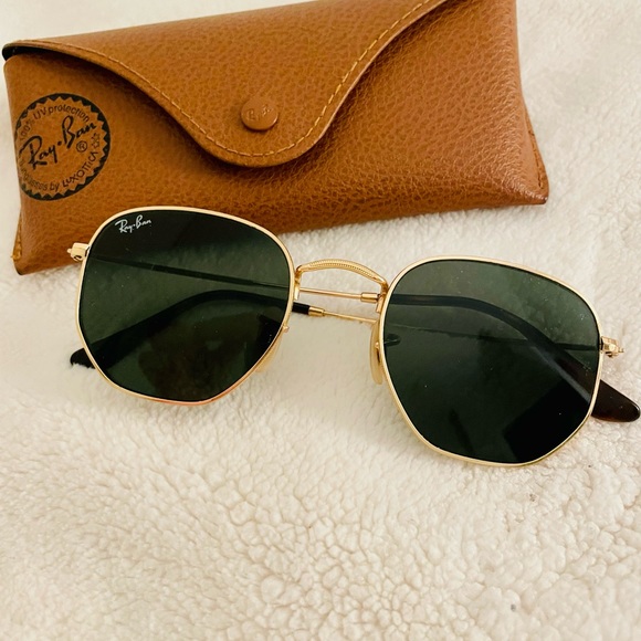 Rayban Hexagonal Sunglasses - Picture 4 of 4